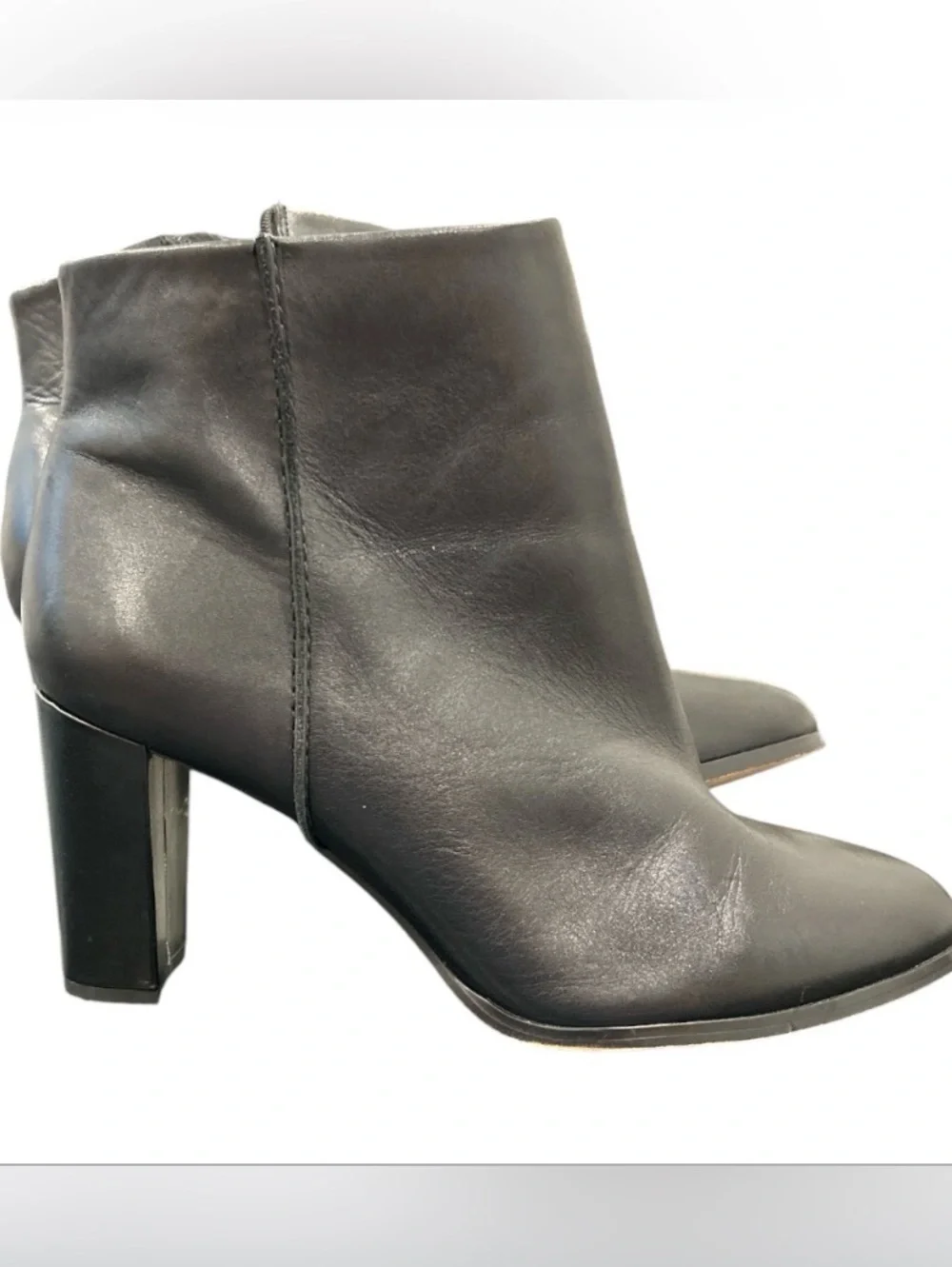 Clarks Kaylin Fern Womens Black Leather Ankle & Booties Boots Size 10.5W